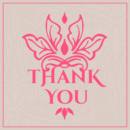 Vector design template - label and badge on decorative background with simple patternのイラスト素材