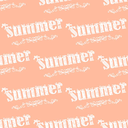 Seamless with vintage floral pattern. Vector illustration