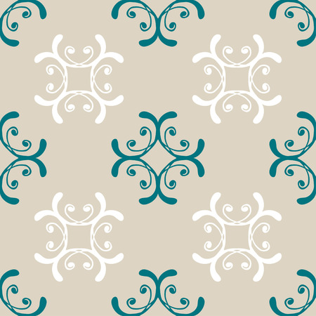 Set of Seamless with abstract colorful floral patterns. Vector illustrationのイラスト素材