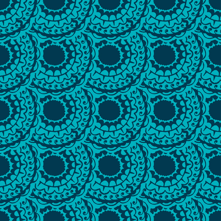 Seamless with vintage abstract pattern. Vector illustrationのイラスト素材