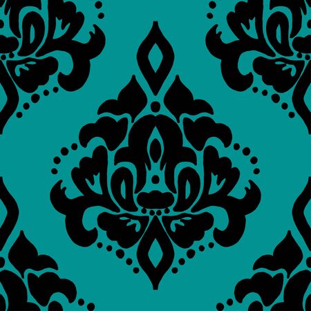 Seamless with vintage floral pattern. Vector illustrationのイラスト素材