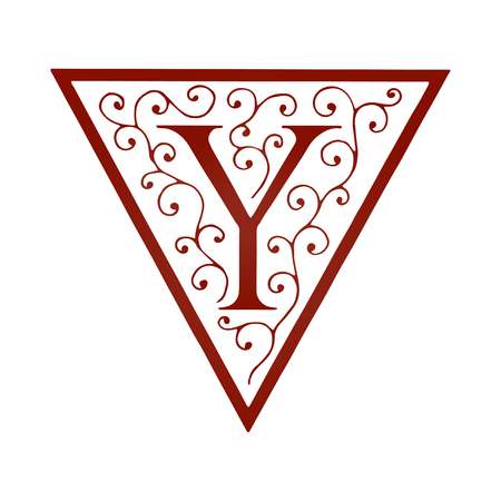 Logo design. Artistically Drawn Vintage Floral Vector illustration.のイラスト素材