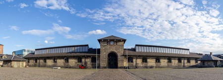 Copenhagen, Denmark - September 23, 2016: Exhibition hall Oksnehallen in Vesterbro districtのeditorial素材