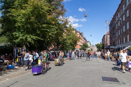 Flea Market in Copenhagenのeditorial素材
