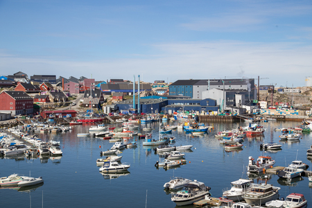 Ilulissat Harbor, Greenlandのeditorial素材