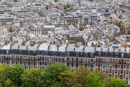 Paris Rooftop Viewの写真素材