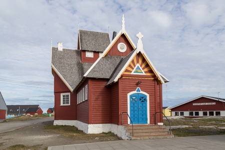 Church in Qeqertarsuaq, Greenland