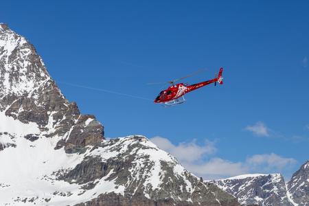 Swiss Mountains Helicopterのeditorial素材