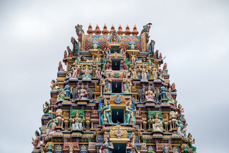 Pathirakali Amman Temple in Trincomalee, Sri Lankaの写真素材