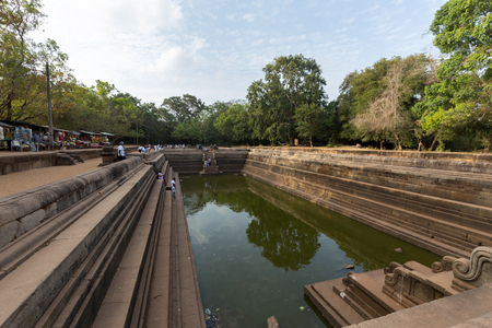 Twin Ponds in Sacred City of Anuradhapura, Sri Lankaのeditorial素材