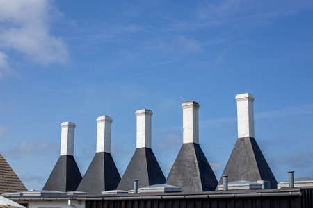 Bornholm, Denmark - August 11, 2020: Exterior view of Svanke smokehouse.