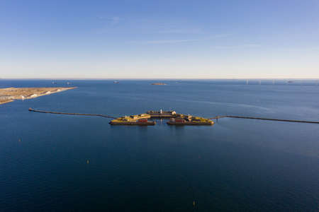 Aerial View of Trekroner Fort in Copenhagen
