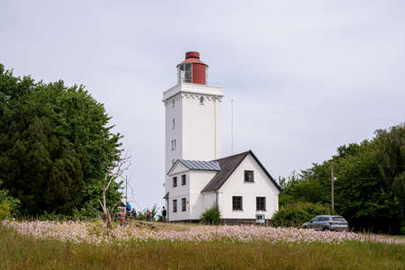 Nakkehoved Lighthouse in North Zealandのeditorial素材