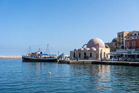 Kyuchuk Hassan Mosque in Chania Town on Crete