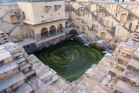 Stepwell Panna Meena ka Kund in Amer, India