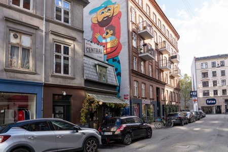 Hotel Central in Vesterbro, Copenhagenのeditorial素材