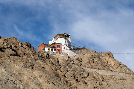 Namgyal Tsemo Monastery in Leh, Ladakhのeditorial素材