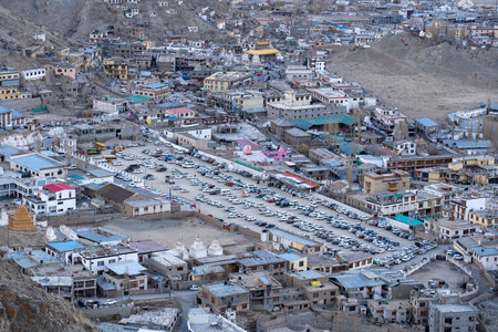 Polo Ground in Leh, Ladakhのeditorial素材