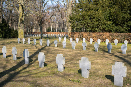 Vestre Cemetery in Copenhagen, Denmarkのeditorial素材