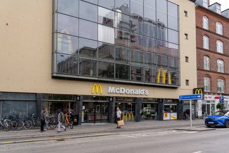 McDonalds in Frederiksberg, Denmarkのeditorial素材