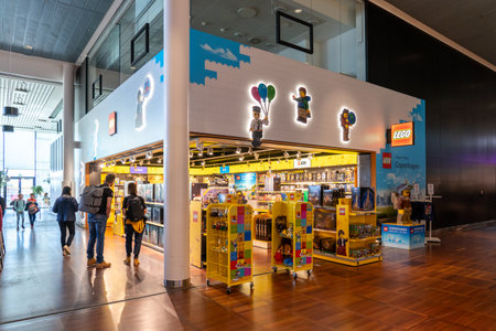 LEGO shop in Copenhagen International Airportのeditorial素材