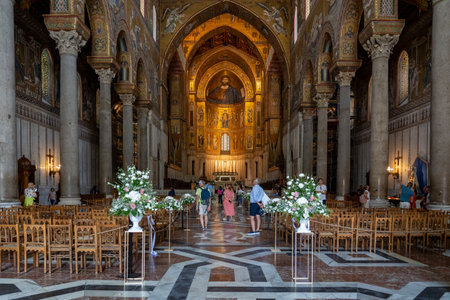 Monreale Cathedral in Sicilyのeditorial素材