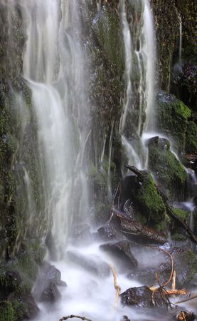waterfall close up