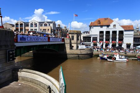 Sea food festival at Wemouth Quey Dorset UK のeditorial素材