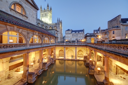 Roman baths at Avon Englandのeditorial素材
