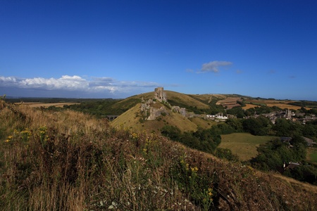 Corfe Castleのeditorial素材