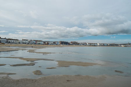Weymouth beach and seafront Dorset
