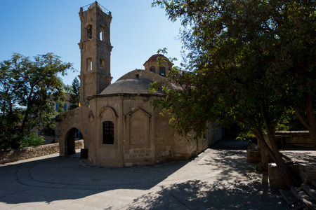 tochni village cyprus sunsetの写真素材