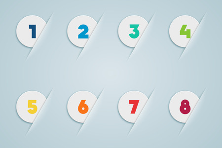 Infographic 3D Numbered Step Bubbles 3のイラスト素材