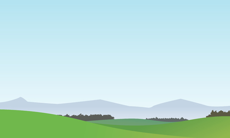 Vector Landscape Background 1のイラスト素材