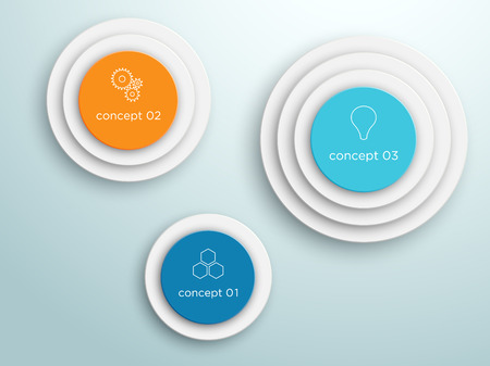 Abstract Circle Vector Background 5のイラスト素材