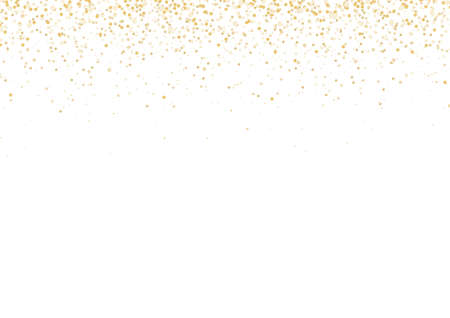 Gold Falling Glitter Confetti Celebration Party Backgroundのイラスト素材