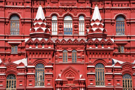 the Red Square ensemble in Moscow, Russia                                    の写真素材