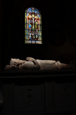 sarcophagus of the Gustave King in Tavast Chapel, Turku, Finland, Europeのeditorial素材