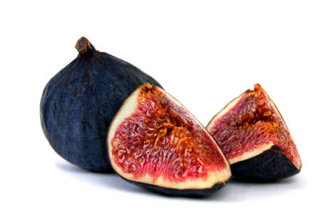 Figs figs isolated on white backgroundの写真素材