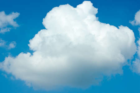Blue sky with cloudsの写真素材
