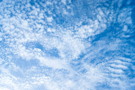 clouds on the blue skyの写真素材