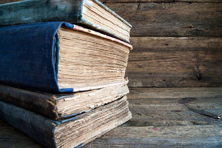A Stack of old booksの写真素材