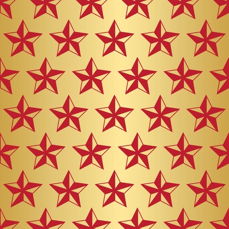Stars Christmas patternのイラスト素材