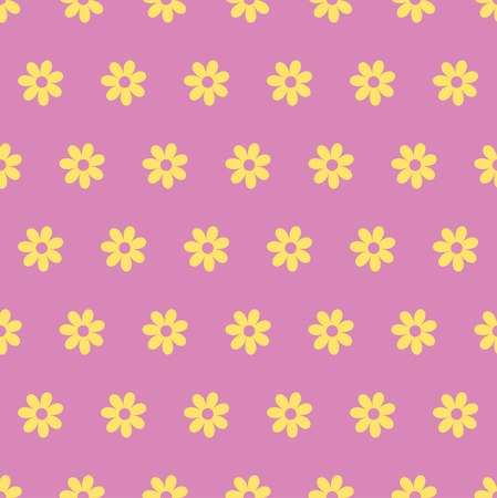 Spring flower patternのイラスト素材