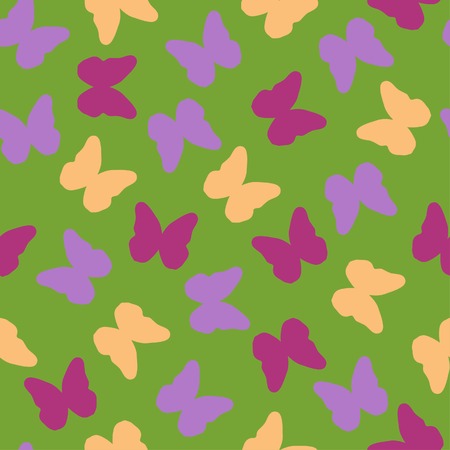 Seamless pattern with butterfliesのイラスト素材