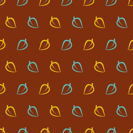 seamless pattern with leavesのイラスト素材