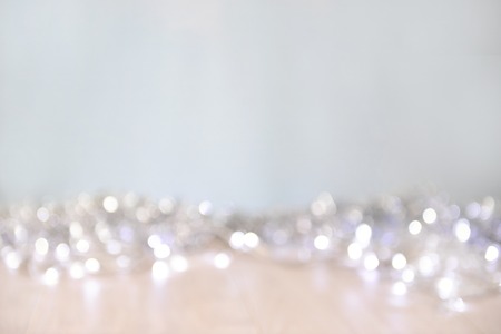 New Years Winter White Christmas Bokeh