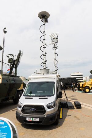 BELARUS, MINSK, 17 May 2019: 9th International Exhibition of Armament and Military Equipment Milex -2019のeditorial素材