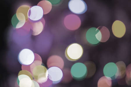 Abstract colorful bokeh background. Christmas or other holiday light bokeh