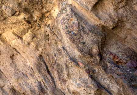 Formations of rocks, abstract backgrounds, patterns, textures. Stone texture and background.の写真素材
